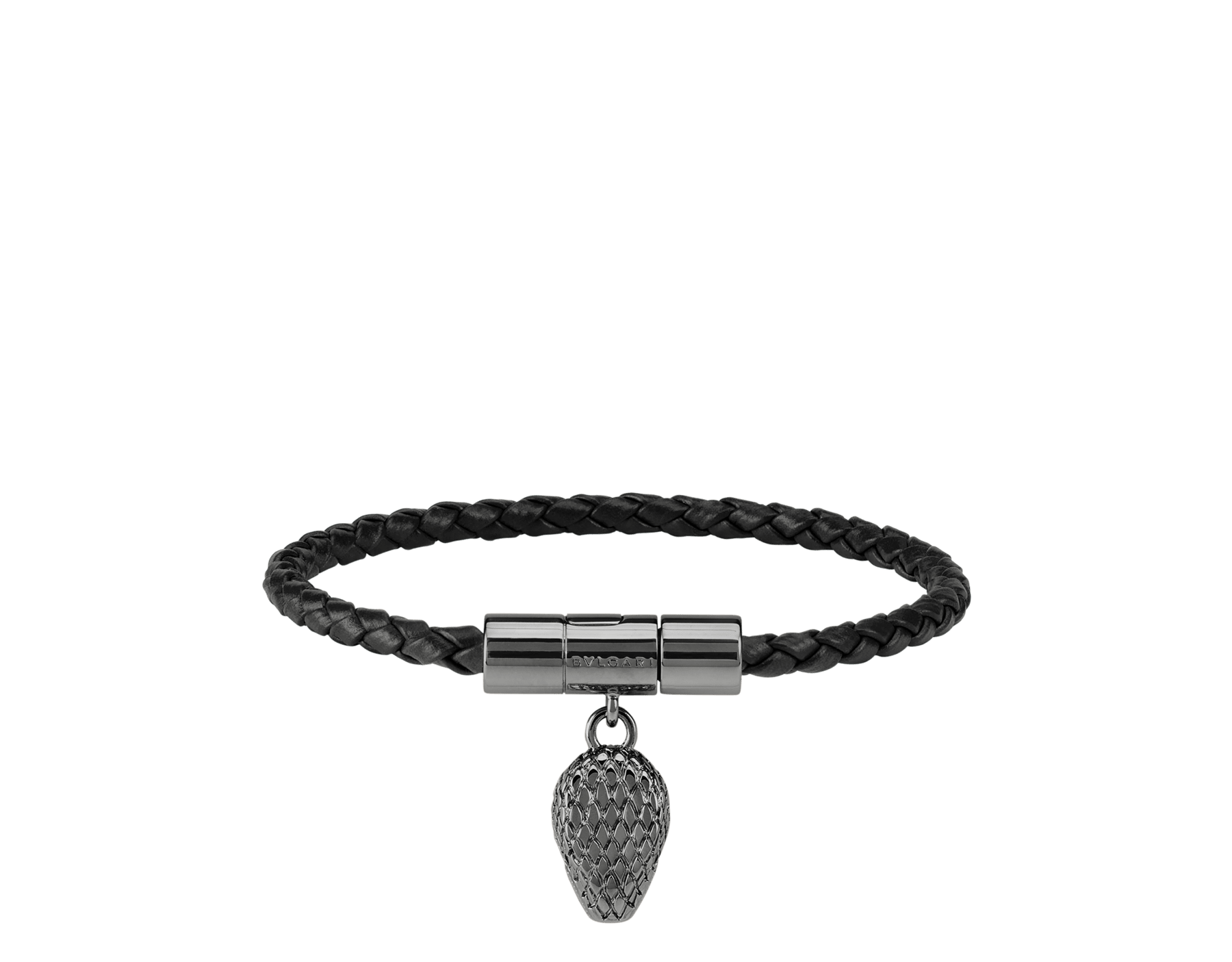 BULGARI Calfskin Serpenti Forever Bracelet L Bright Rose 1126863 |  FASHIONPHILE