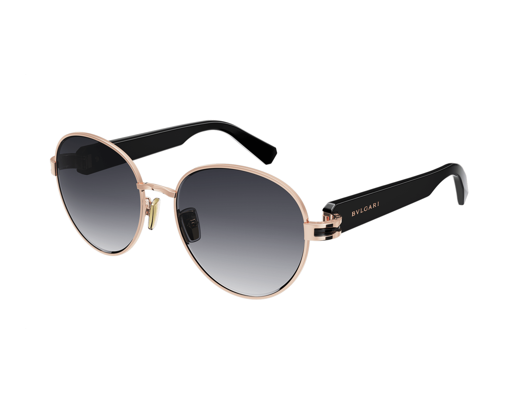 B.zero1 round sunglasses with Tubogas decor on the temples 904421 image 1