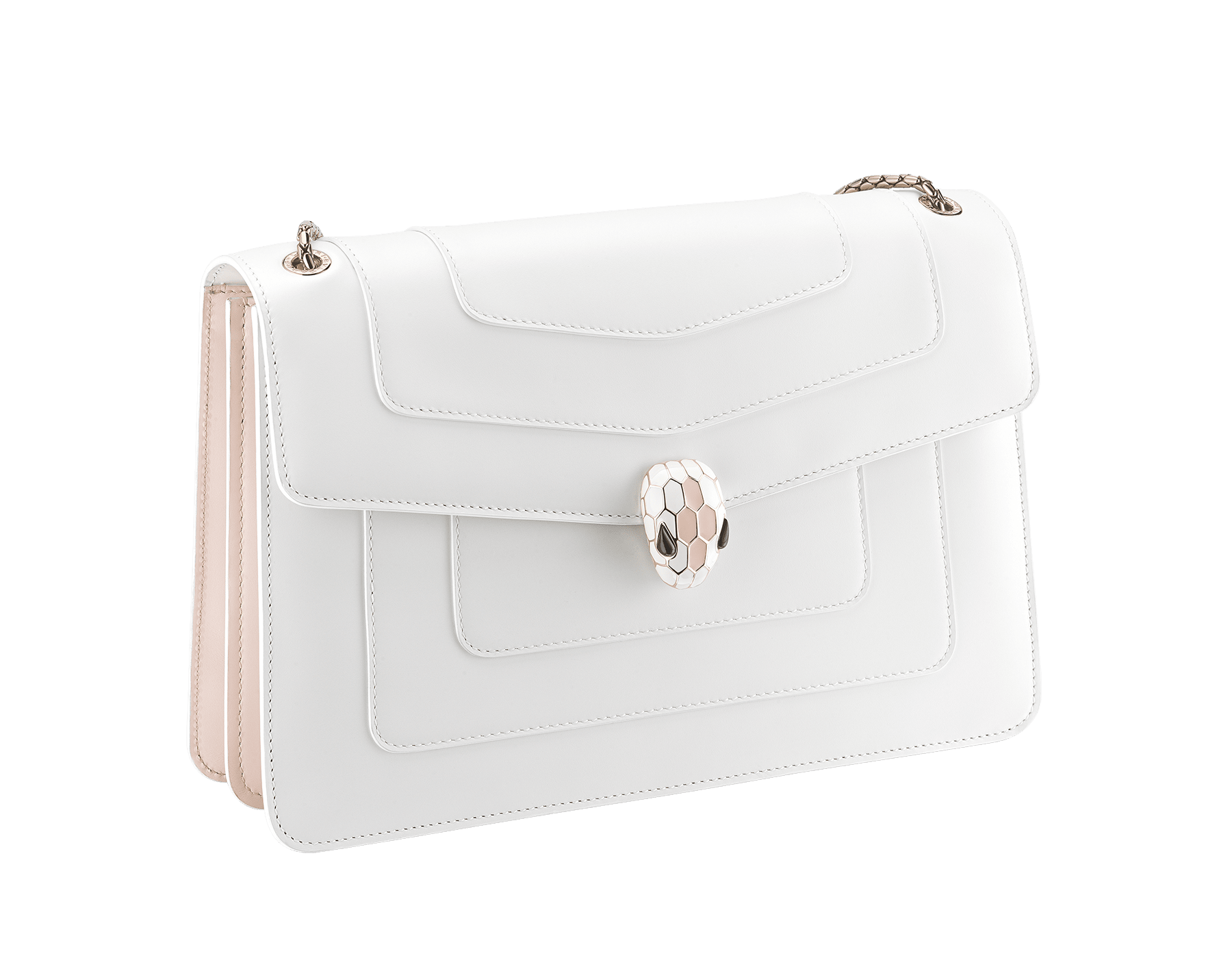 white shoulder bag