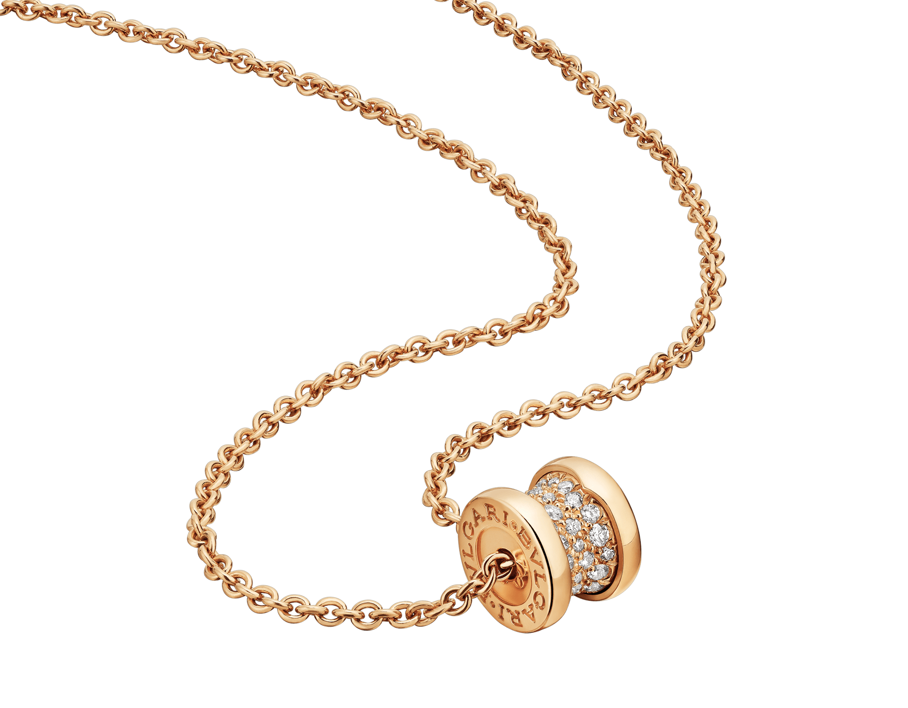 bvlgari b zero1 necklace gold