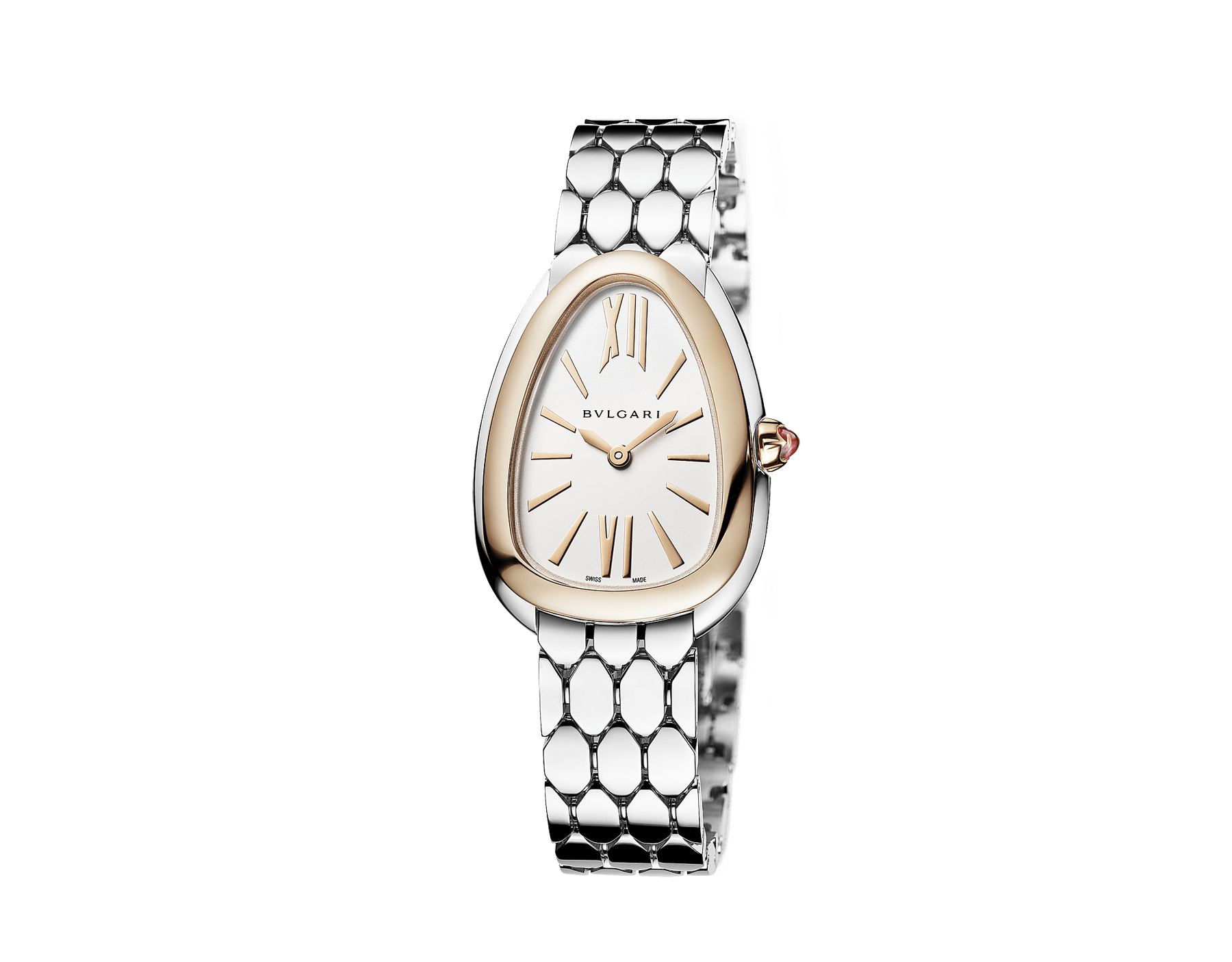 bulgari serpenti white watch