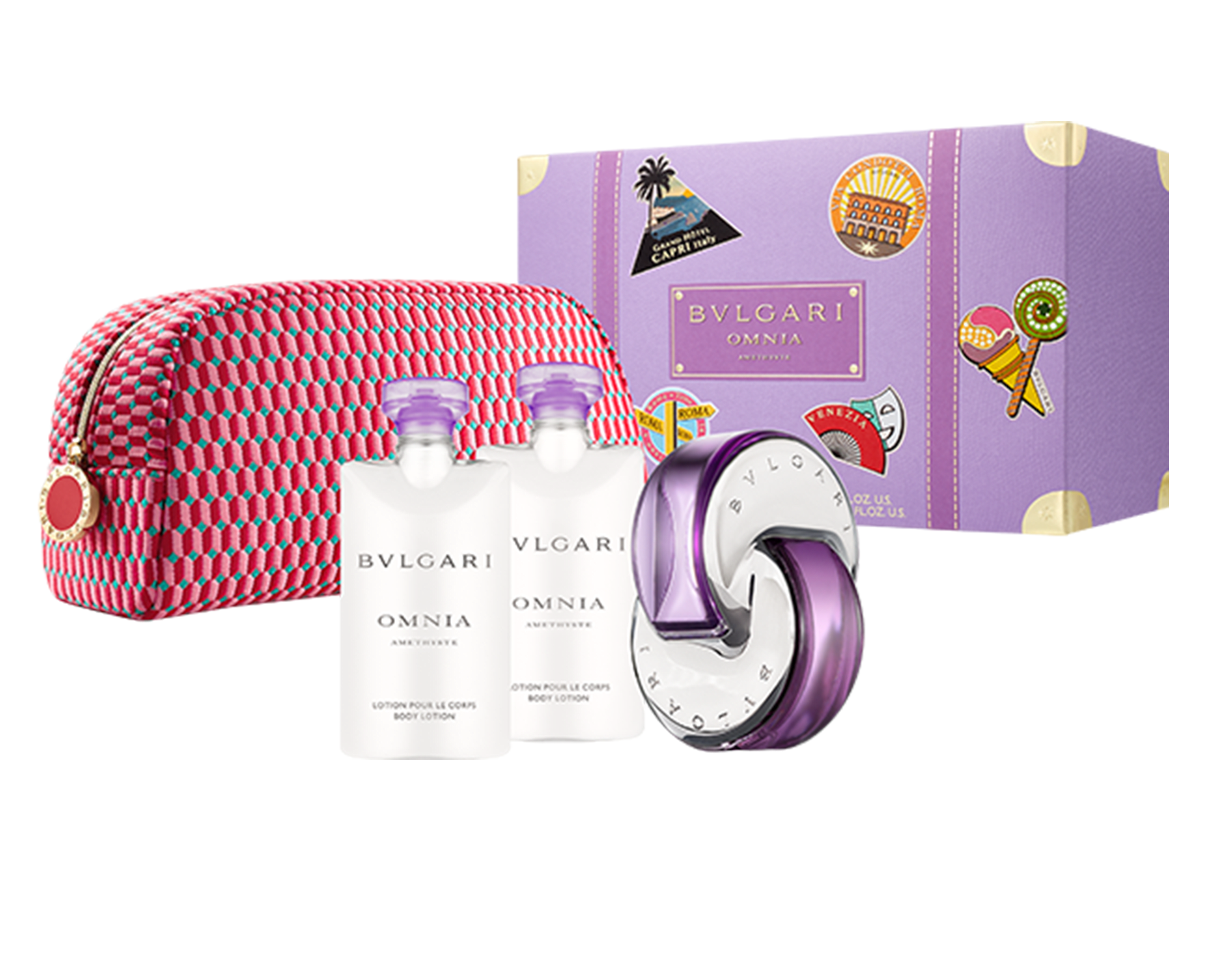 Bvlgari omnia amethyste shop gift set