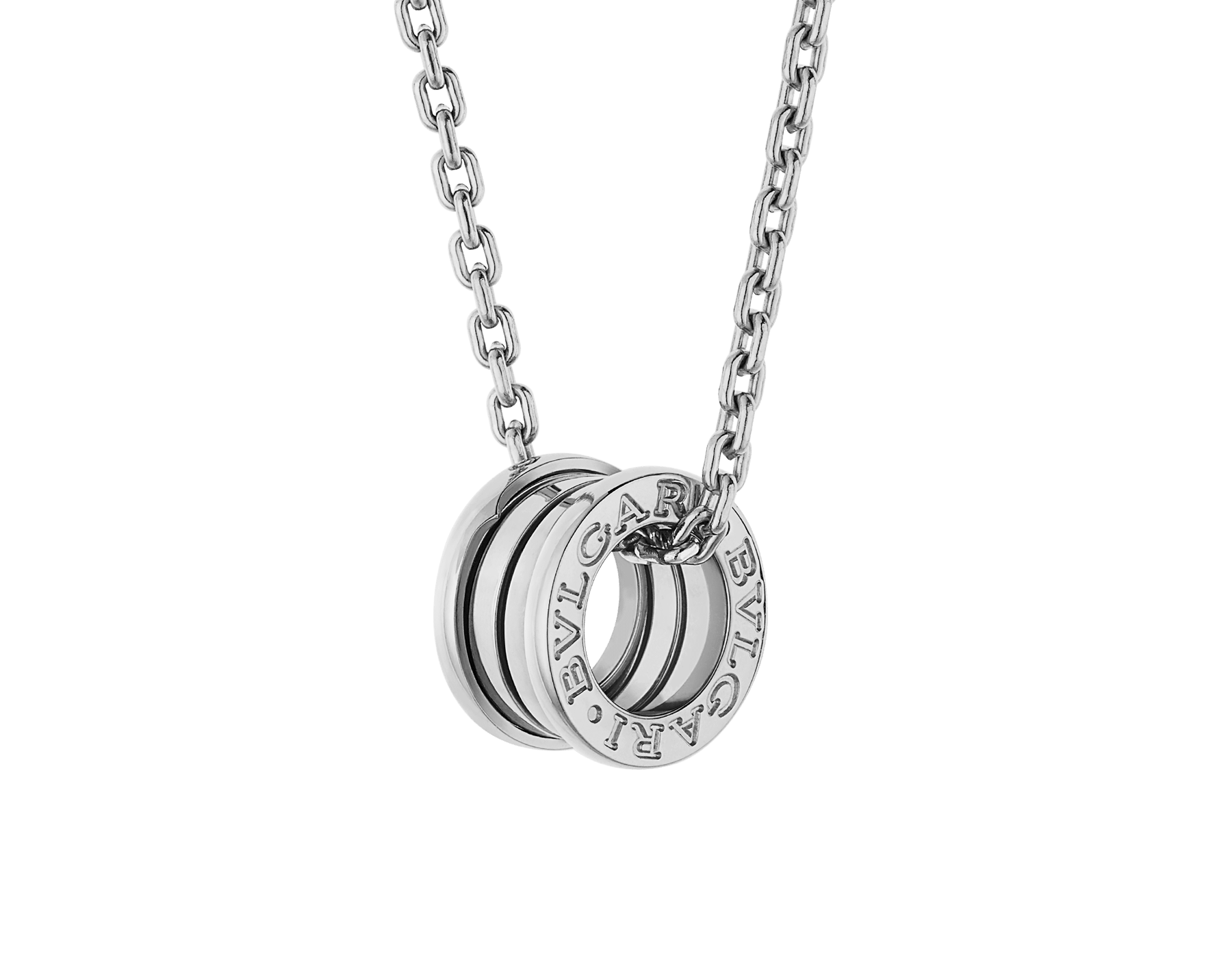 ブルガリ BVLGARI ビーゼロワン ネックレス 750WG K18ホワイトゴールド ジュエリー