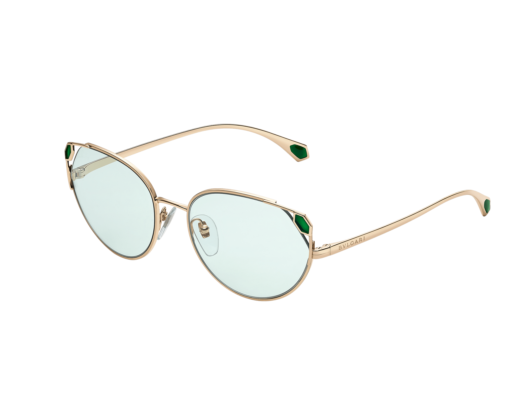 Serpenti True colours Sonnenbrille in Cat-Eye-Form aus Metall 904158 image 1