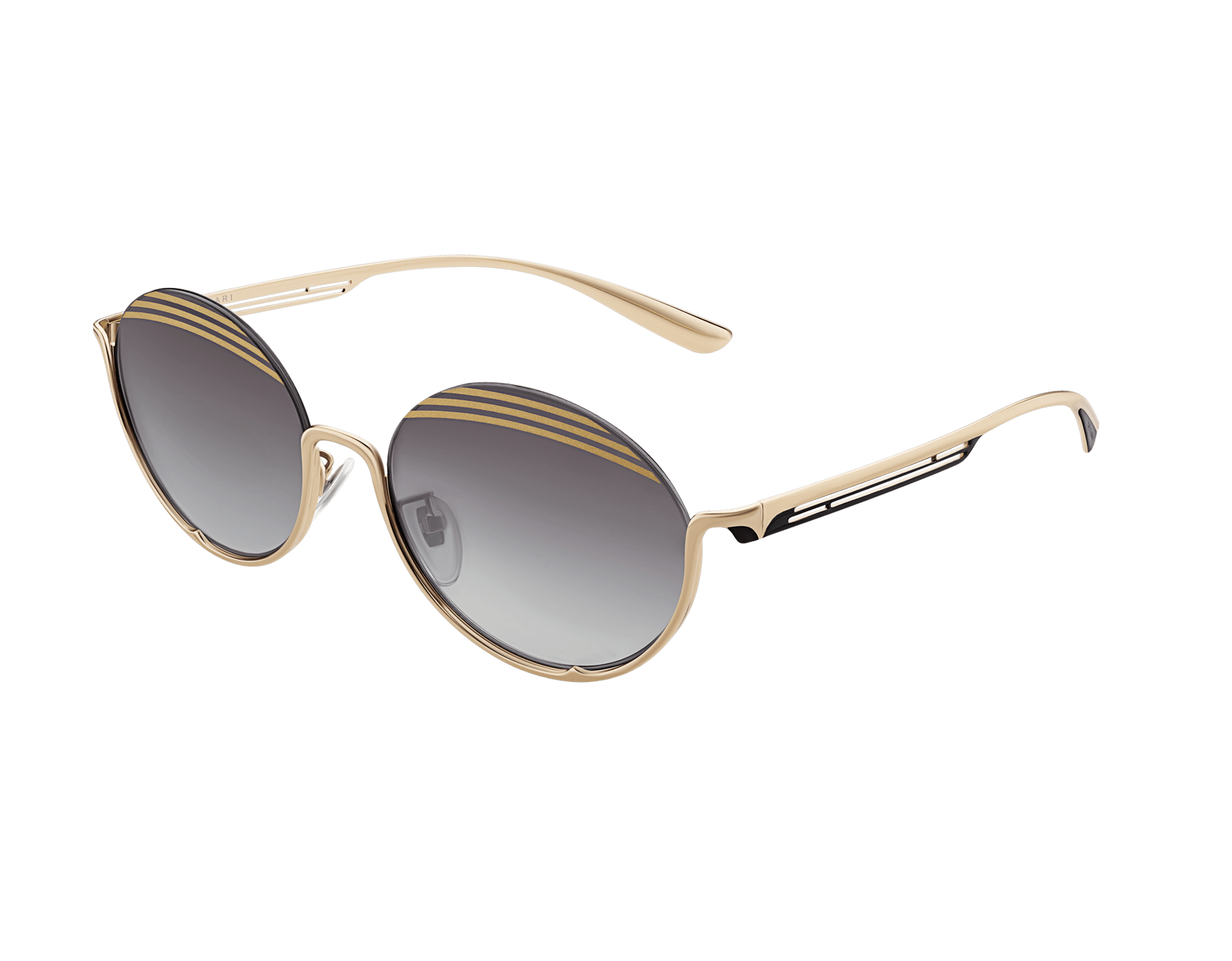 bvlgari rimless sunglasses