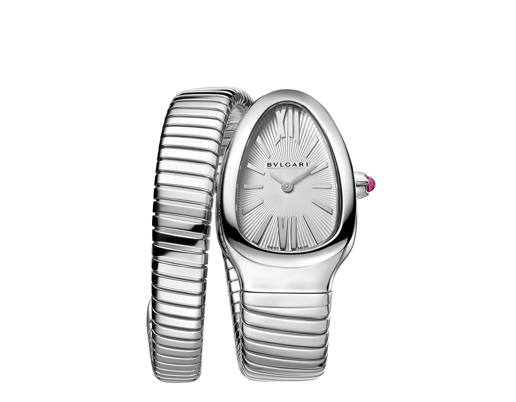 bvlgari silver watch