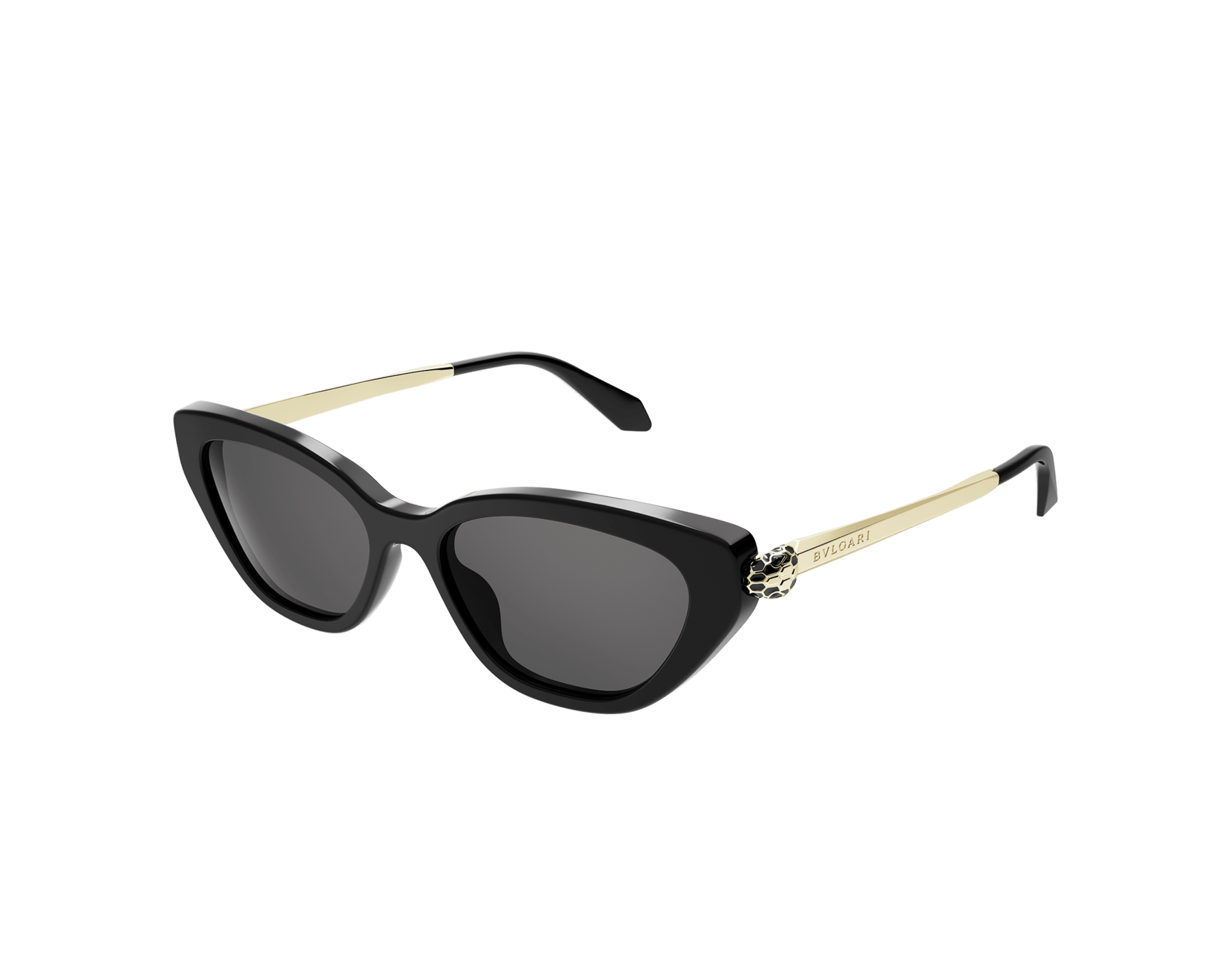 Serpenti Forever sunglasses with acetate oval frame and enamelled snakehead embellishment 904437 image 1