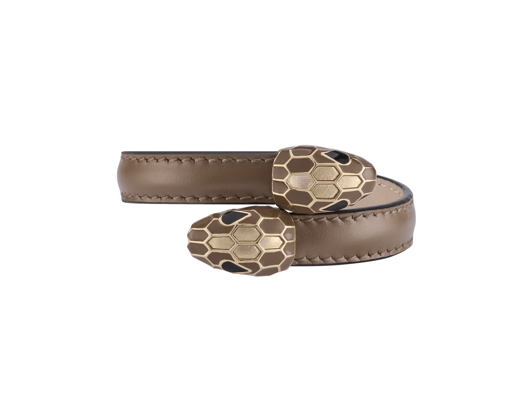 Bvlgari leather sales snake bracelet