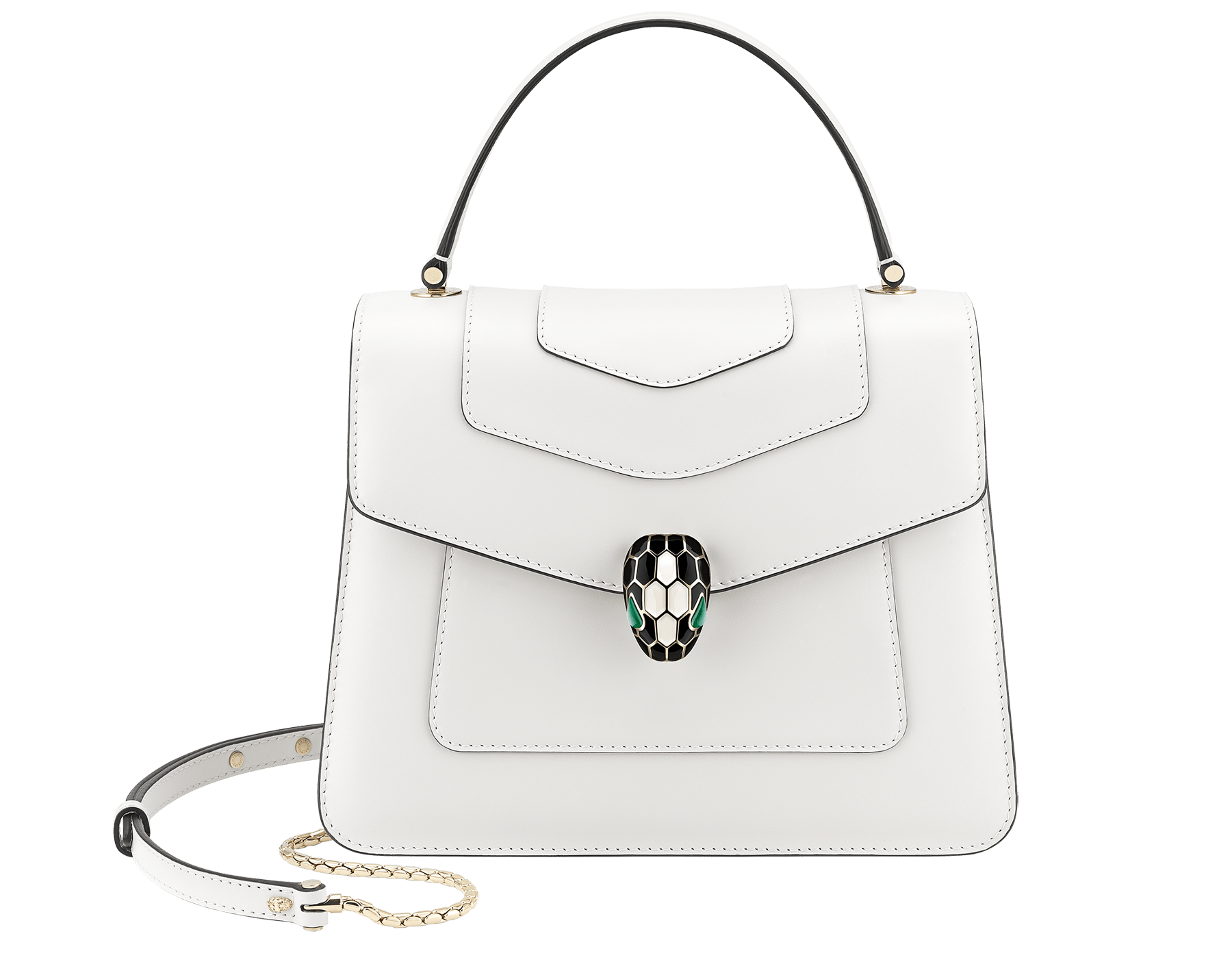 Serpenti Forever Calf leather Top Handle 289669 | Bvlgari