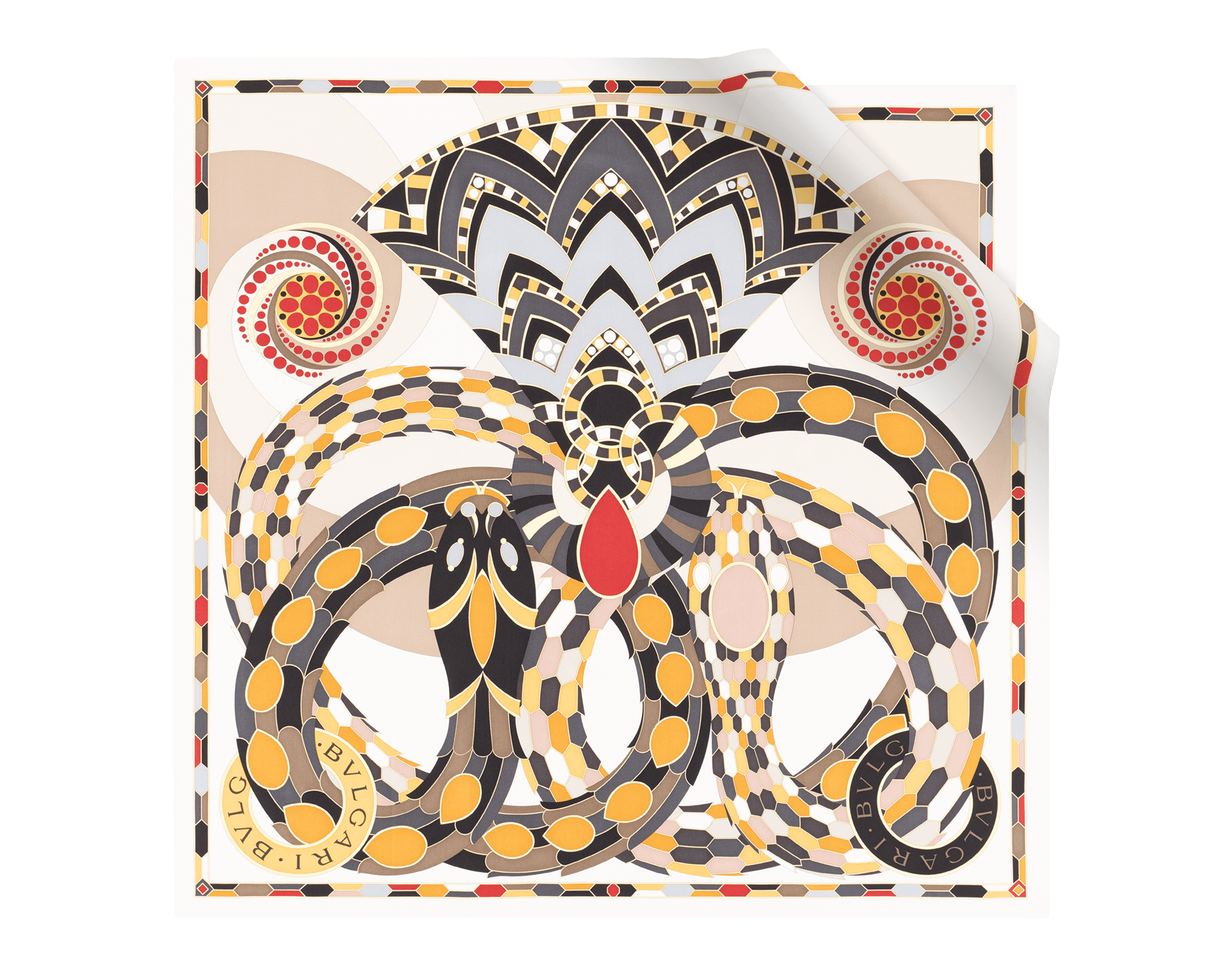 Bulgari Allegra Custom-designed Silk Shelley Scarves