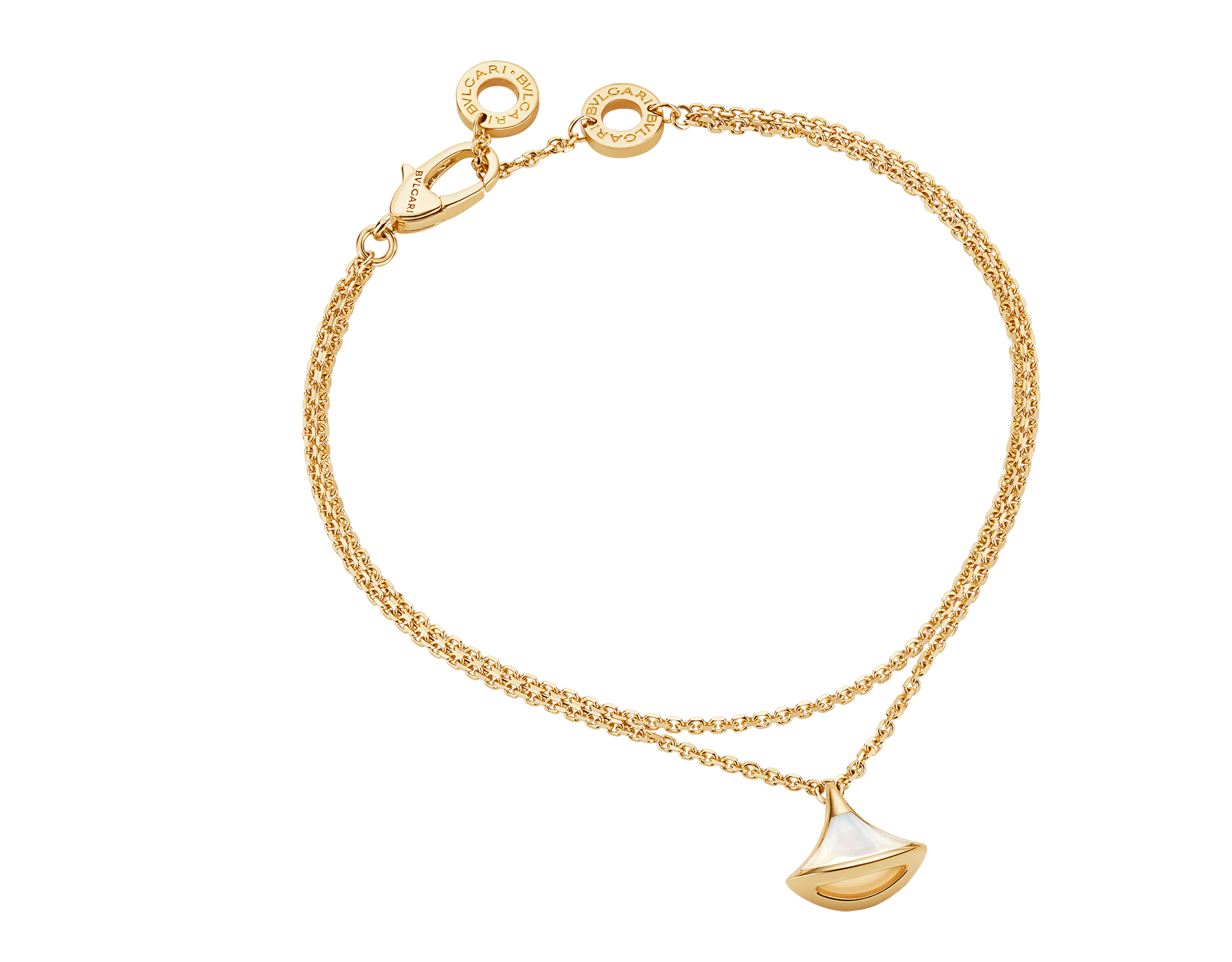 „DIVAS’ DREAM“ Armband aus 18 Karat Gelbgold mit Anhänger mit Perlmutt-Element BR859361 image 1