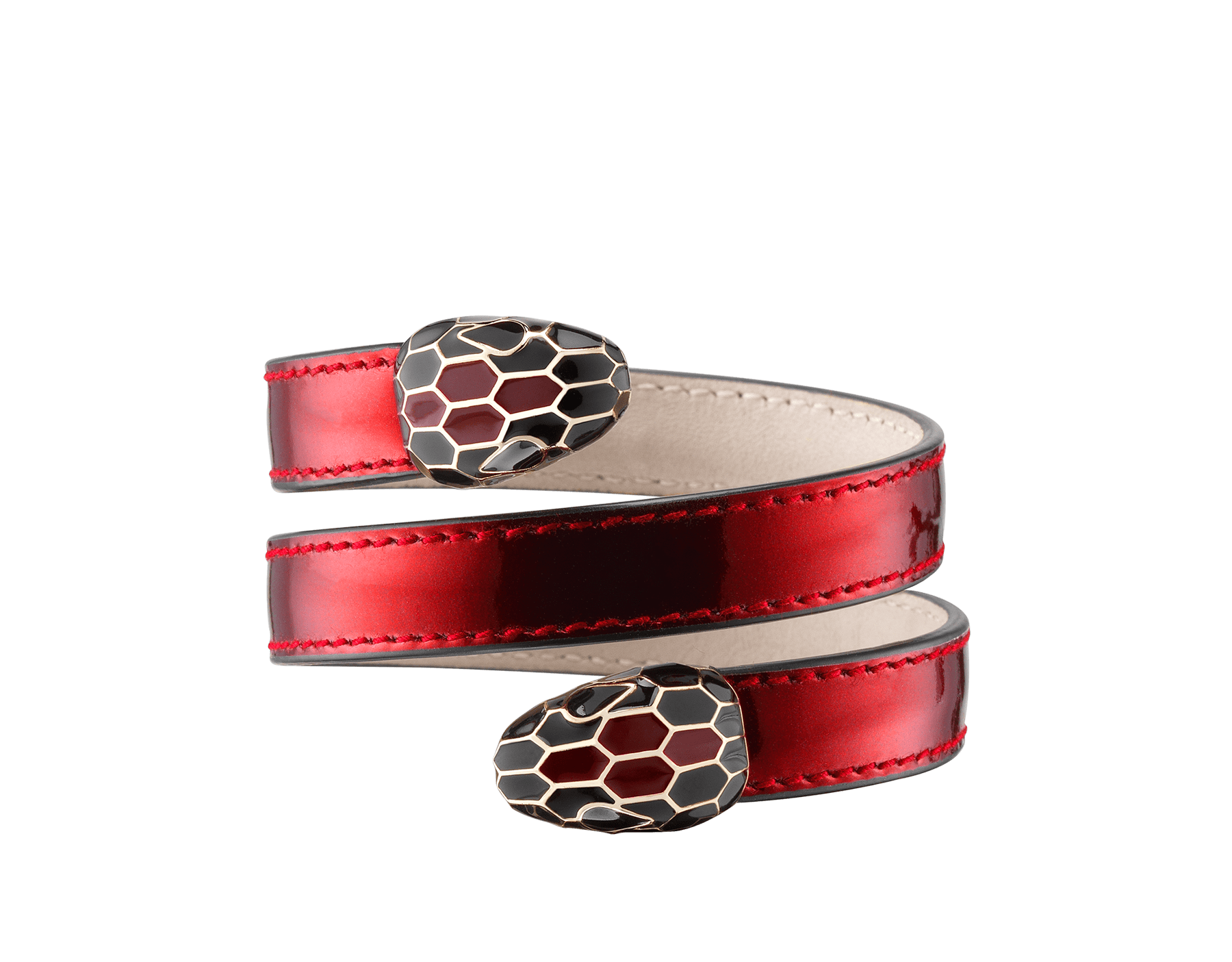 Serpenti Forever Leather Bracelet 288392 Bvlgari