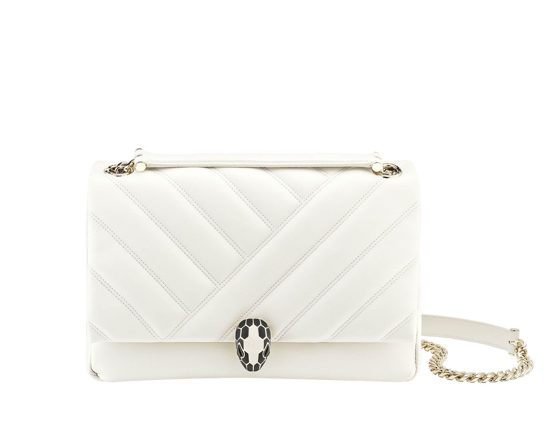 bvlgari bags white