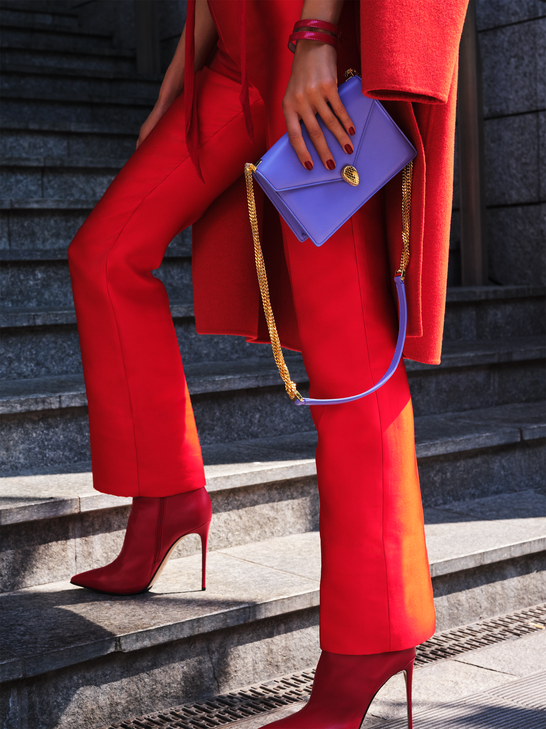 bvlgari bag red