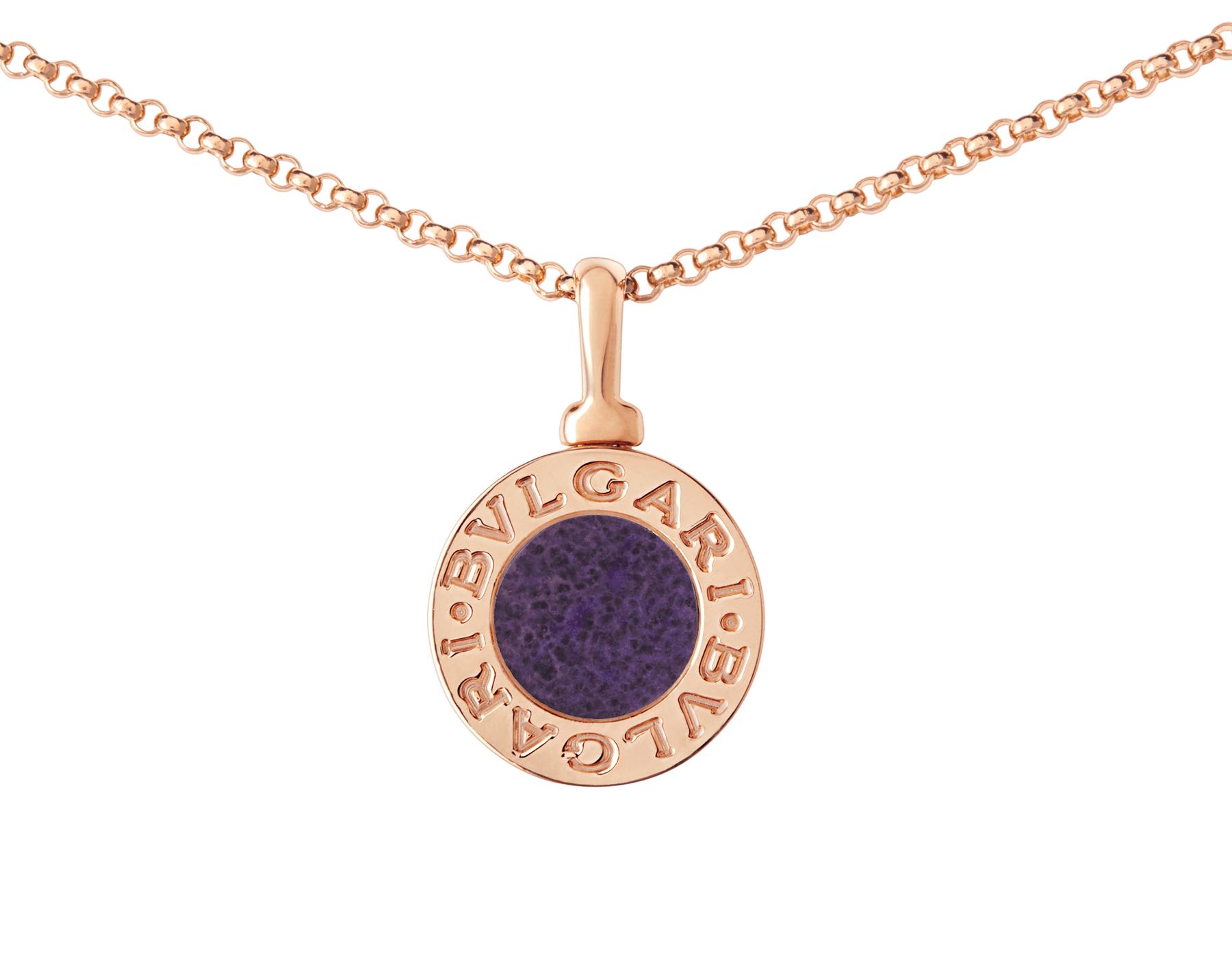 bvlgari circle pendant