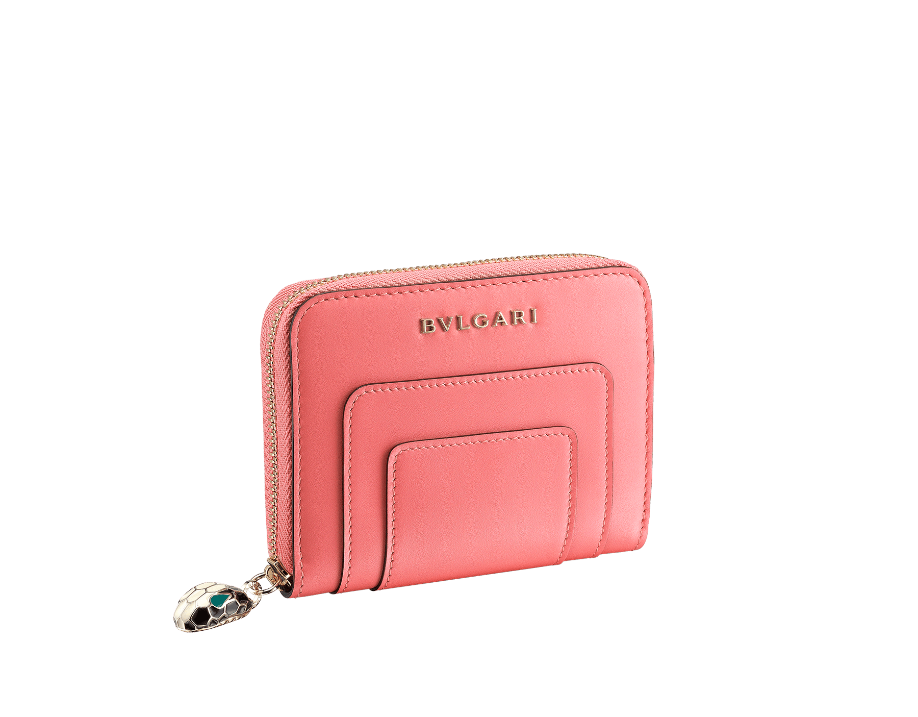 30代、40代、50代の女性におすすめの、憧れのハイブランドが仕立てる可愛いレディースミニ財布はBVLGARIのセルペンティ フォーエバー ジップウォレット