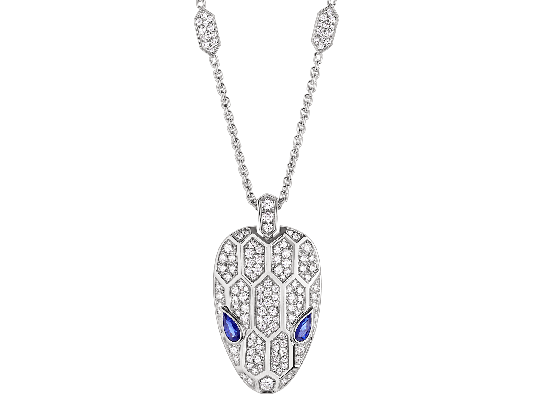 bulgari sapphire and diamond necklace