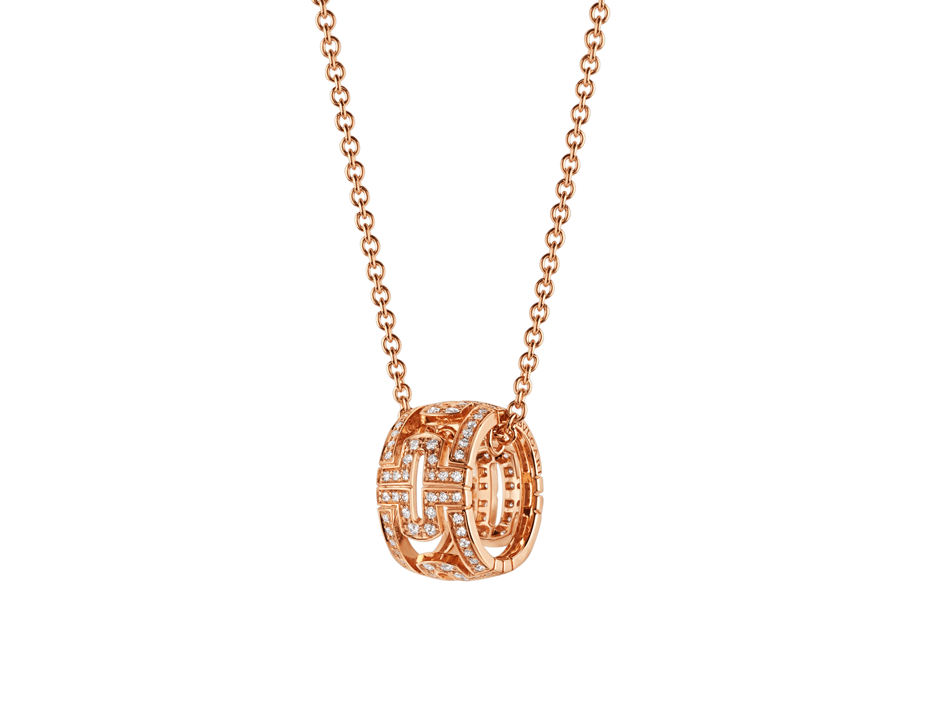 bvlgari parentesi diamond pendant