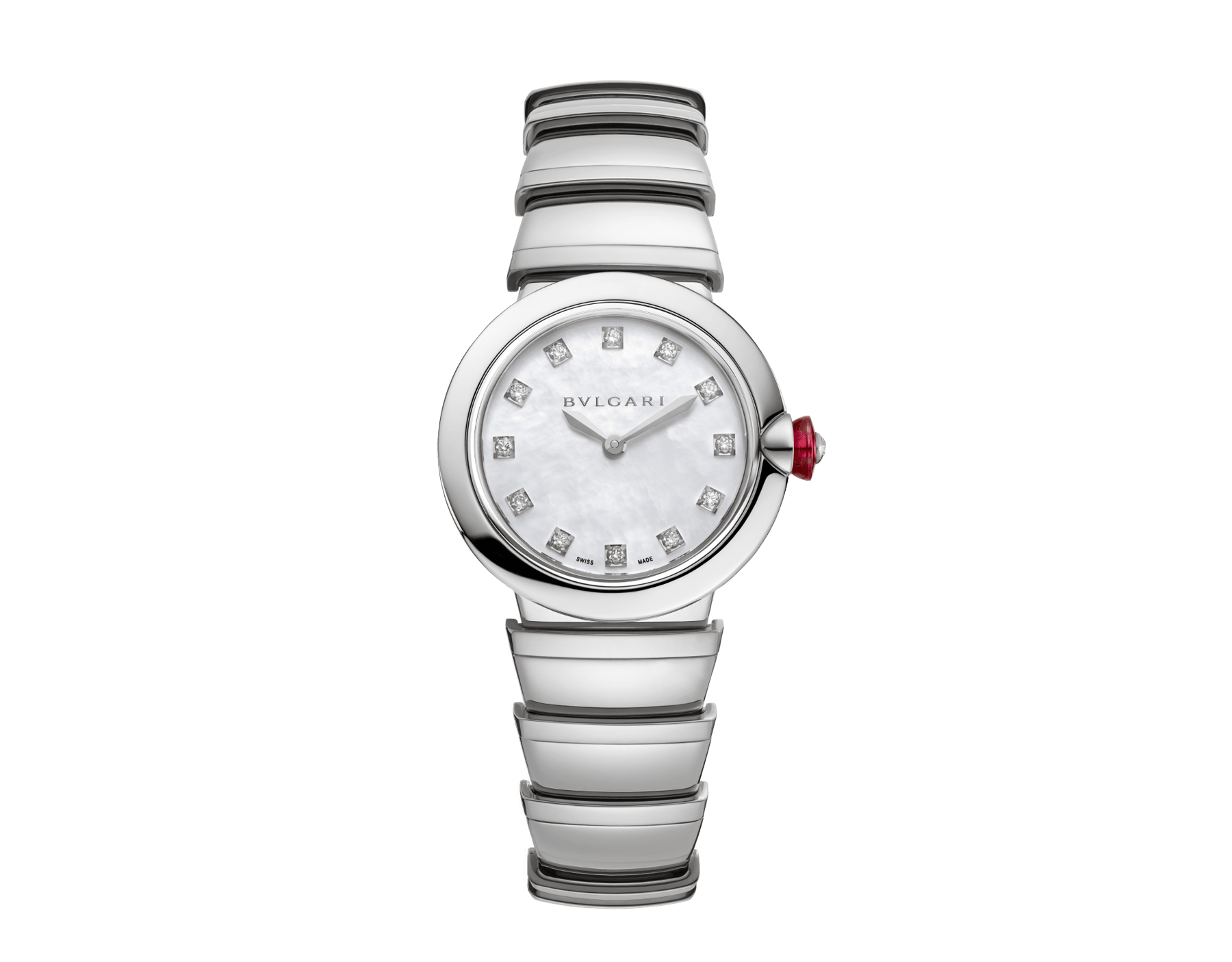 bvlgari mother of pearl watch