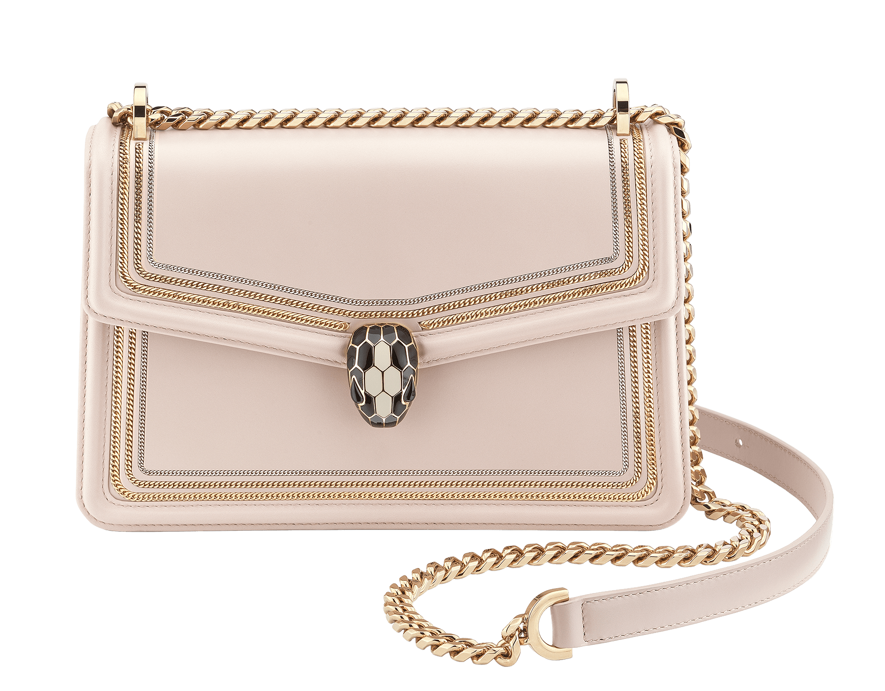 rose gold over shoulder bag