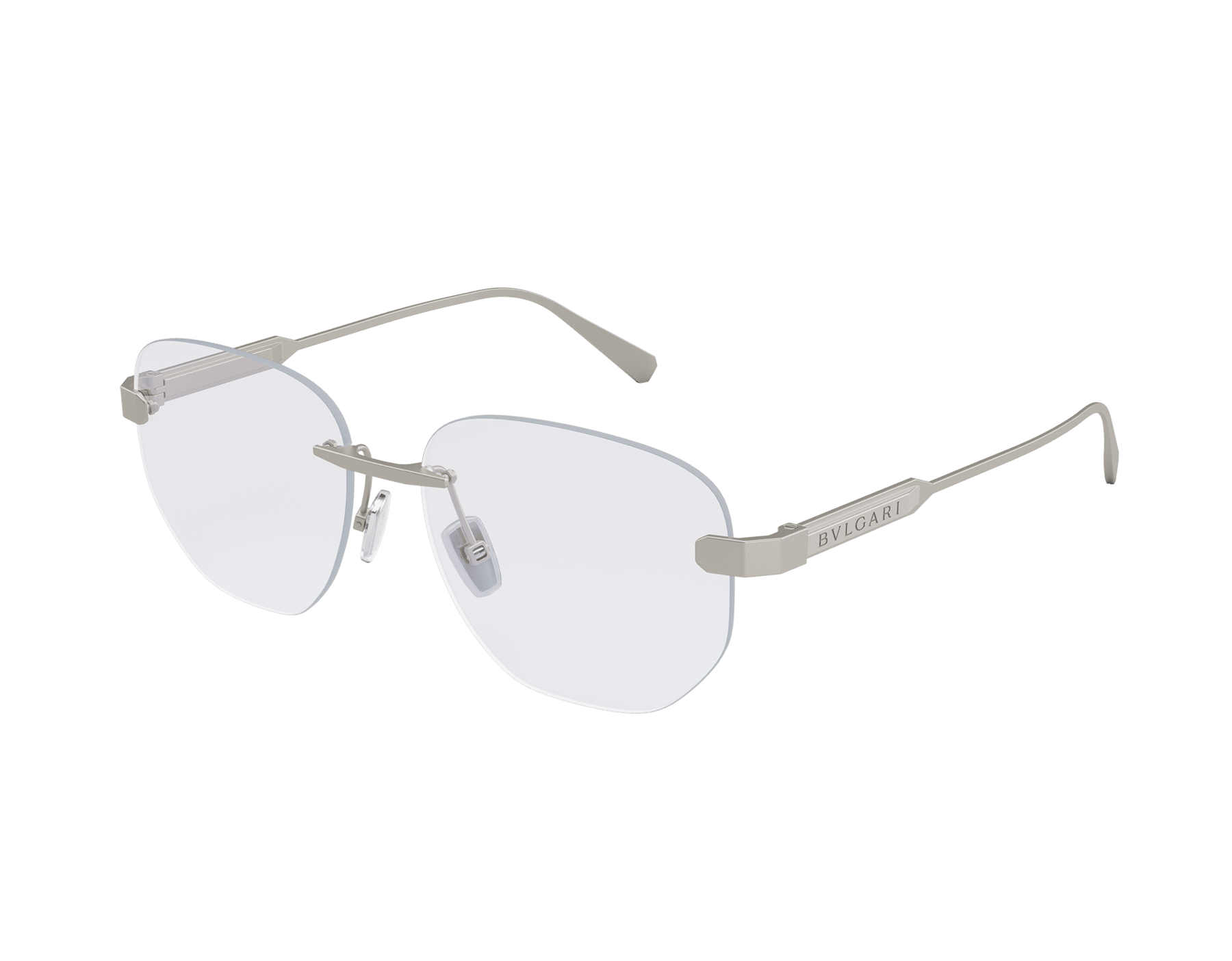Lunettes de vue Octo Finissimo à monture géométriques en titane 904366 image 1