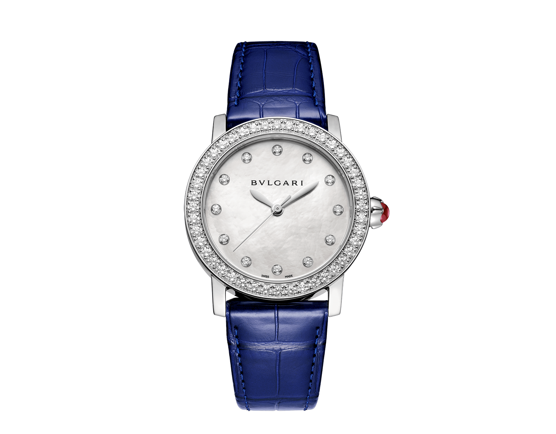 bulgari quadrante blu