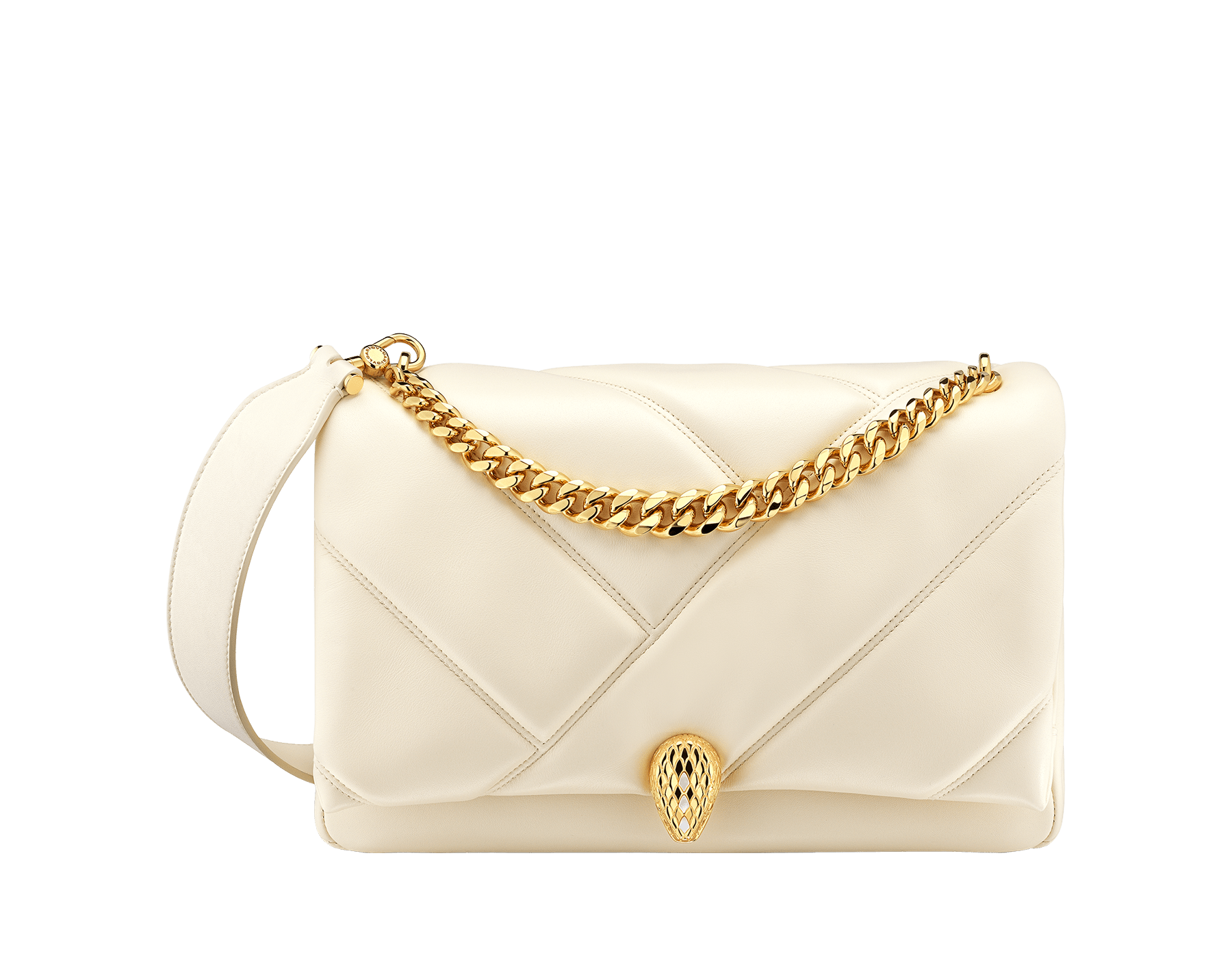 BVLGARI - Serpenti Cabochon leather shoulder bag