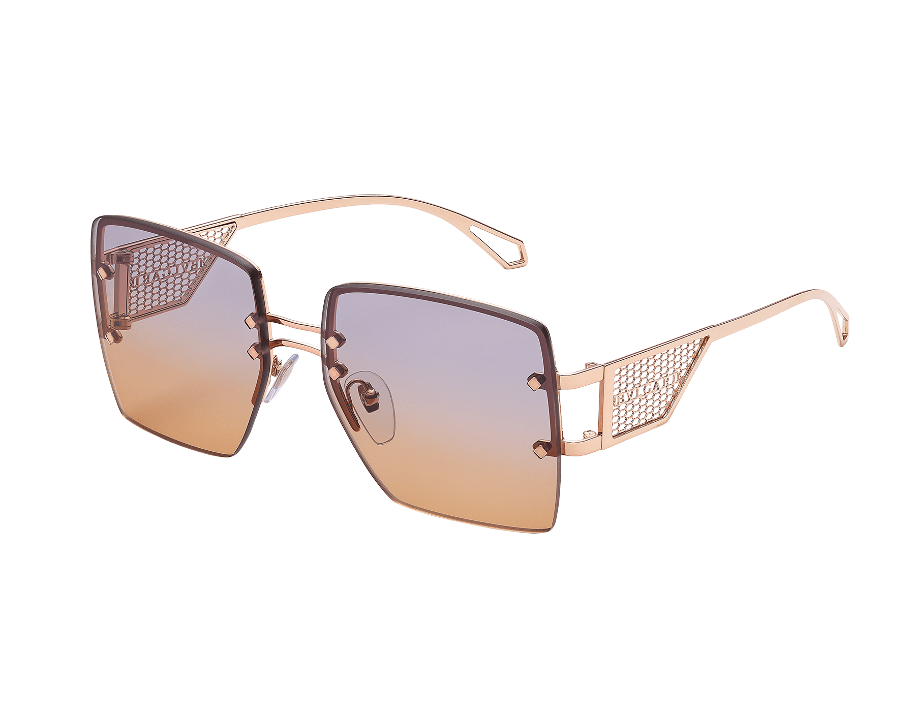Serpenti "Vipermesh" squared metal sunglasses 904184 image 1