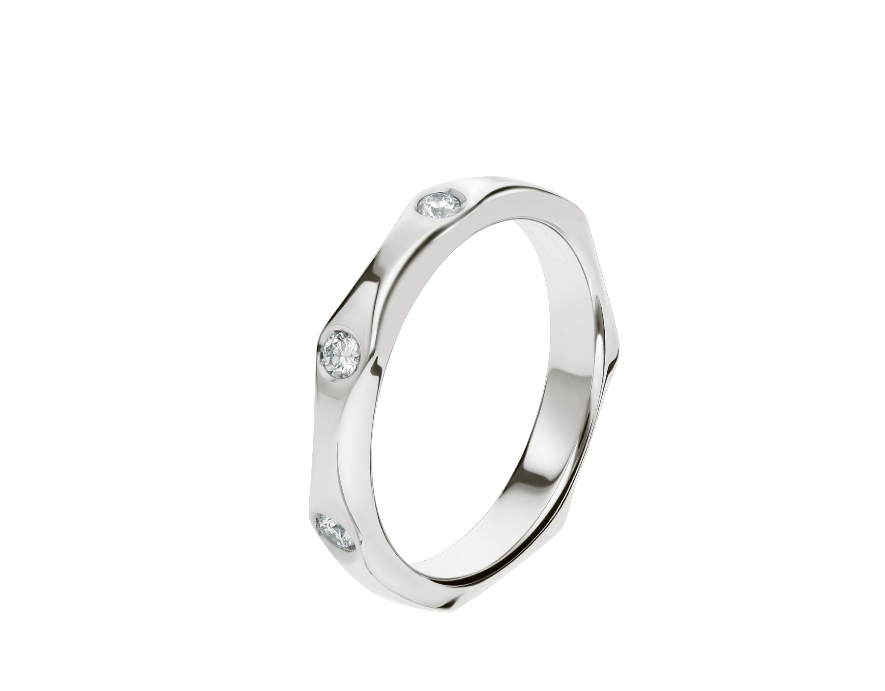 Infinito Alliance en Platine avec  ct Diamants | Bulgari Site Officiel