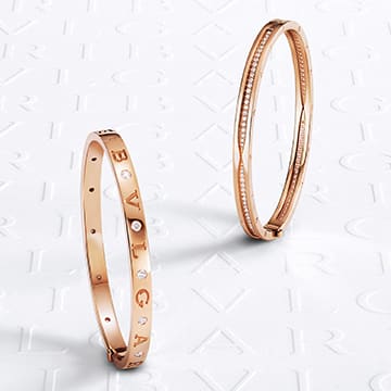 Picture representing Bzero1 and Bulgari Bulgari bracelets.