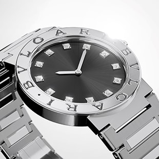BVLGARI BVLGARI LADY watch in stainless steel case and bracelet.