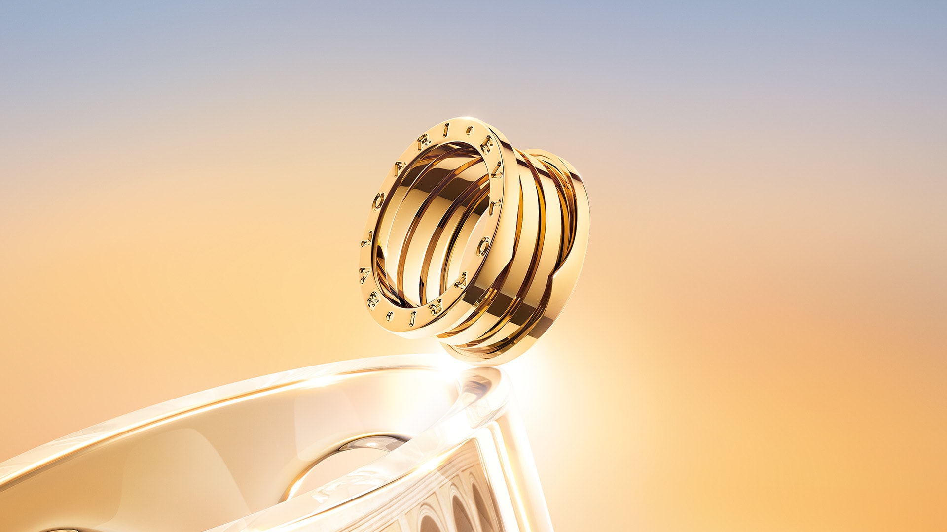 Bzero1 yellow gold ring, Magnificent Icons.