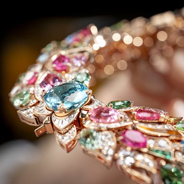 Making of Celestial Mosaic Necklace, Polychroma High Jewellery collection.
