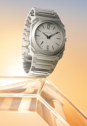Octo watch with octagonal case design for Magnificent icons campaign