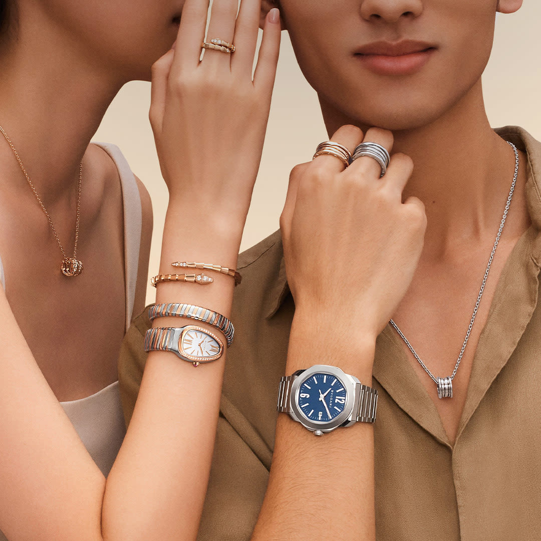 Models wearing Divas'Dream jewellery and Lvcea and Octo watches.
