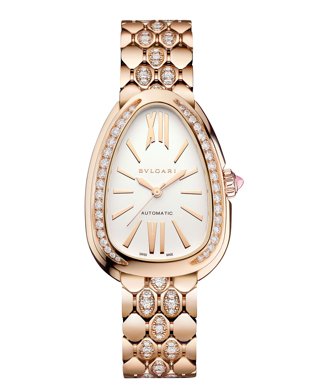 Hands drawing Tubogas Manchette watch sketches, close up.