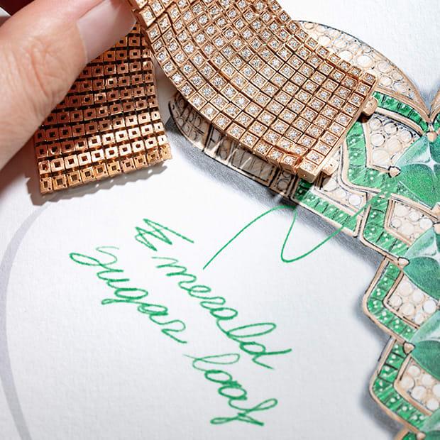 Making of Emerald Strata Necklace, Eclettica High Jewellery collection.