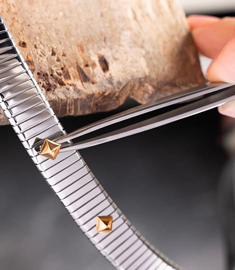 Artsmanship shot, Gold and Steel campaign.