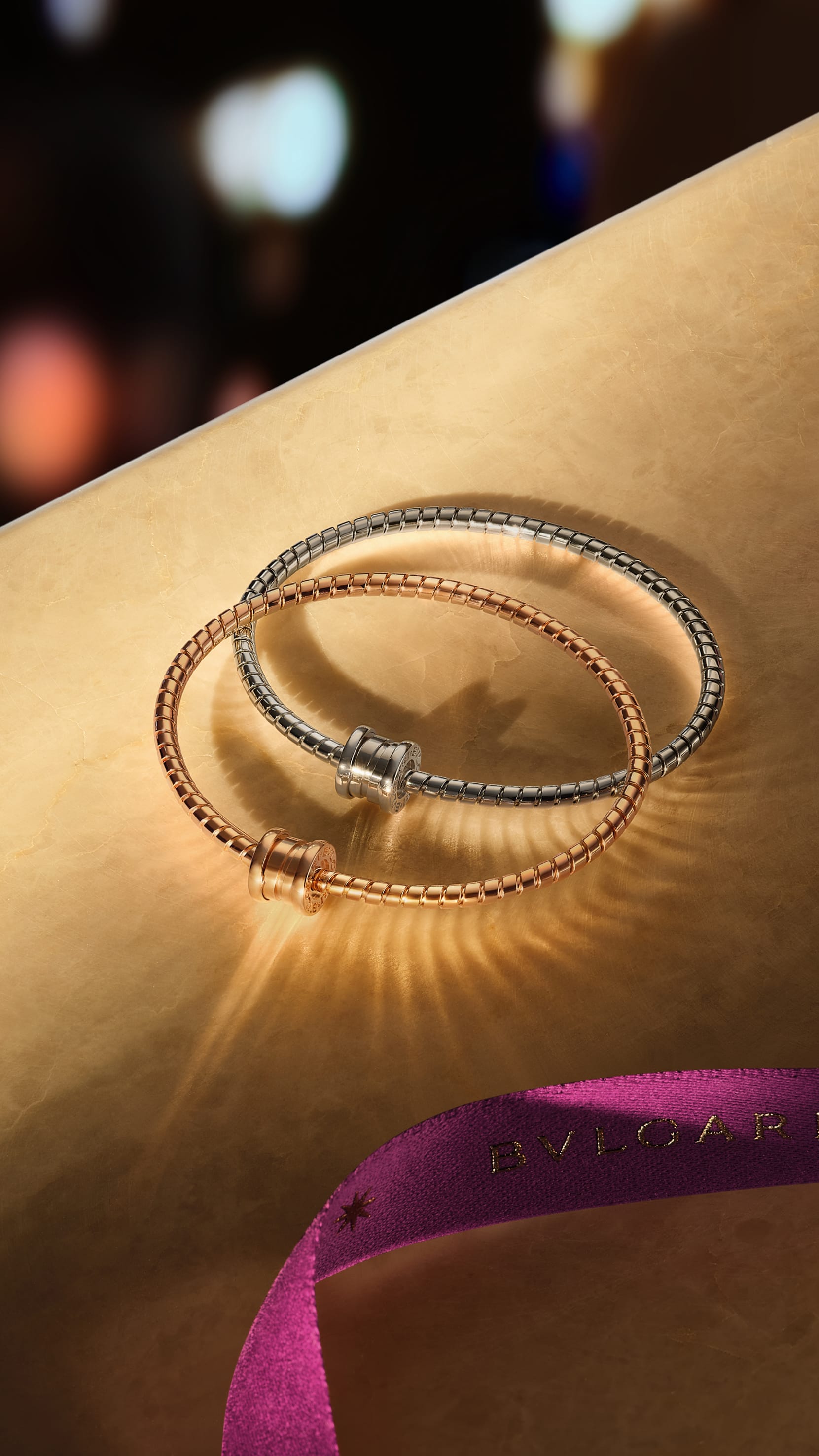 B.zero1 bracelets. Creative shot by CVD 2026 campaign.