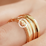 B.zero1 Ring Yellow gold with No Gemstones | Rings | Bulgari 